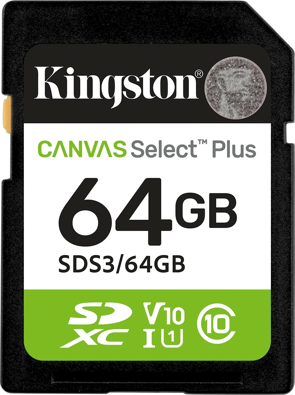Kartelë memorie Kingston Canvas Select Plus 64GB SDXC 100MB/s