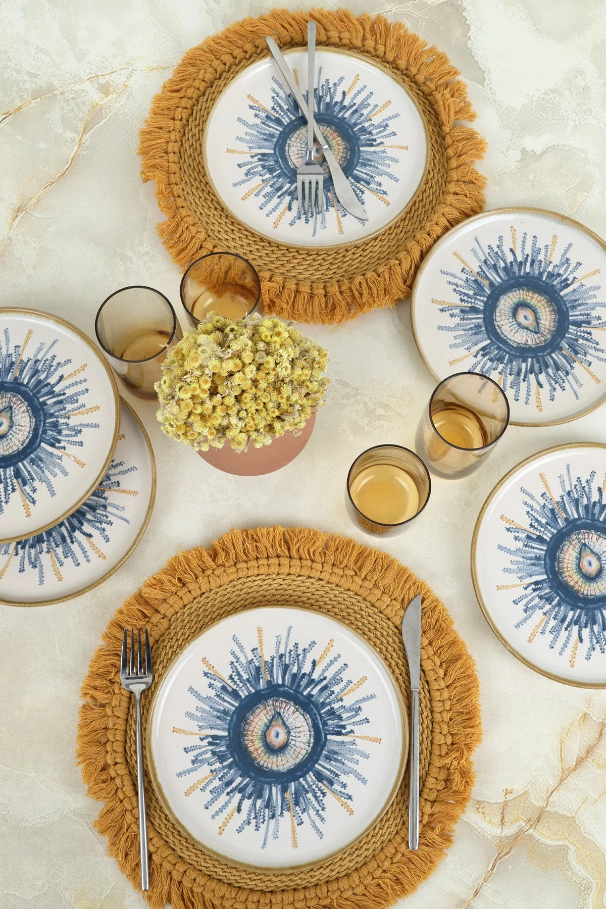 Set pjatash për ëmbëlsira (6 copë), Hermia Concept, X00017295