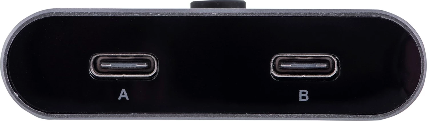 Switch UNITEK dy-drejtimësh USB-C, 2 në 1, 4K, i zi
