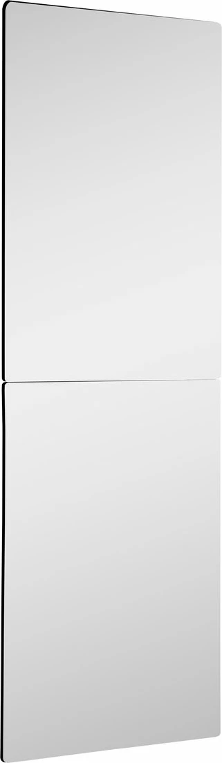 Pasqyrë me ndriçim LED, drejtkëndëshe, 20x80cm, e bardhë, 2 pjesë