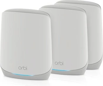 Sistem mesh NETGEAR Orbi RBK763S, Wi-Fi 6, Tri-band, 525 m², Bardhë