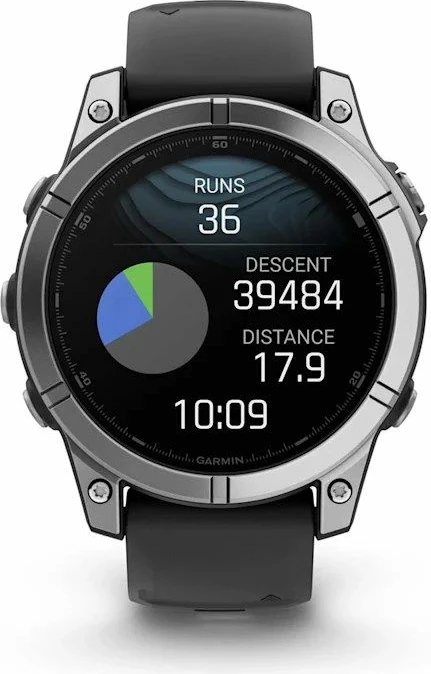 Orë sportive Garmin për meshkuj/femra, e zezë