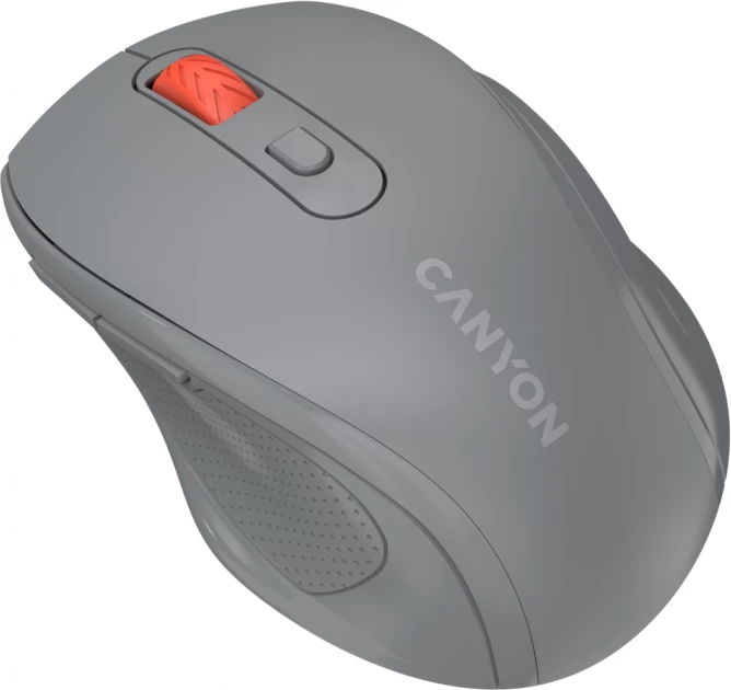 Maus wireless Canyon 2.4GHz 1600 DPI 6 butona, gri e errët