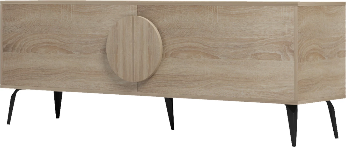 Komodë TV SAVORE, melaminë Sonama, 140x35.5x51cm