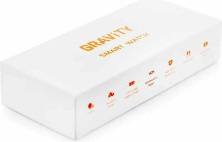 Smartwatch Gravity, e bardhë