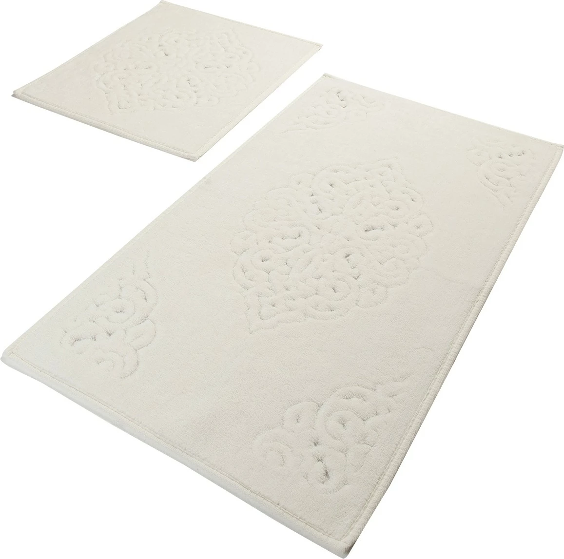 Set tapetash për banjo (2 copë), model Mijölnir, stil osman, ngjyrë ecru