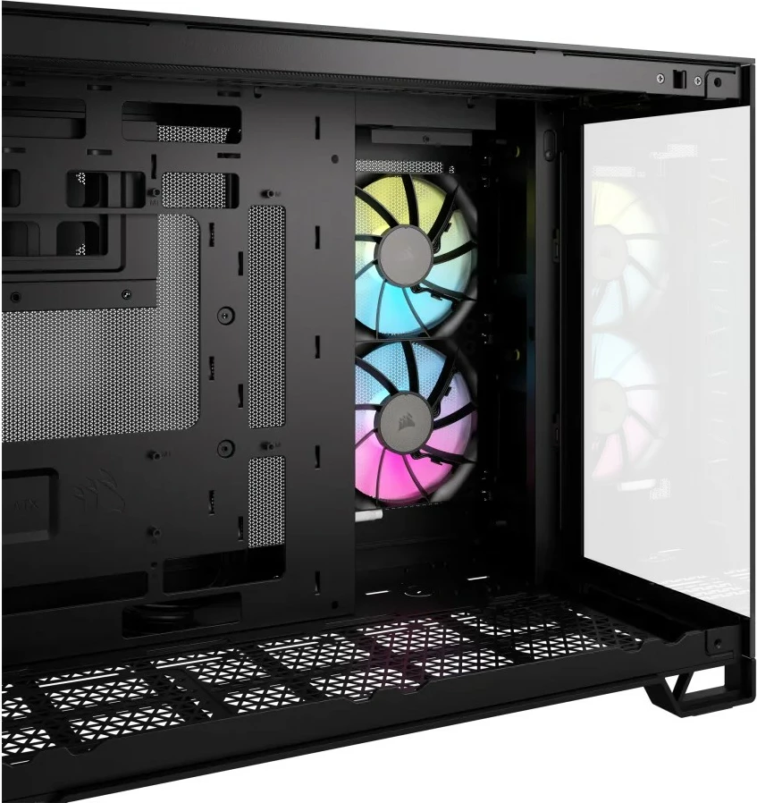 Kasë Corsair 2500X RGB Midi Tower mATX, e zezë
