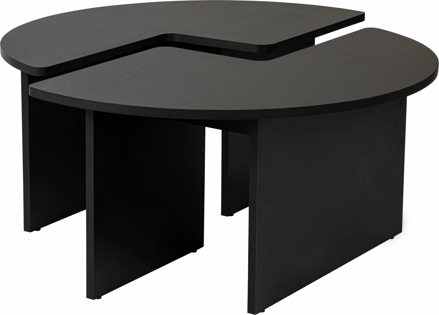 Tavolinë kafeje Nordure, Moira, ngjyrë dru e zezë