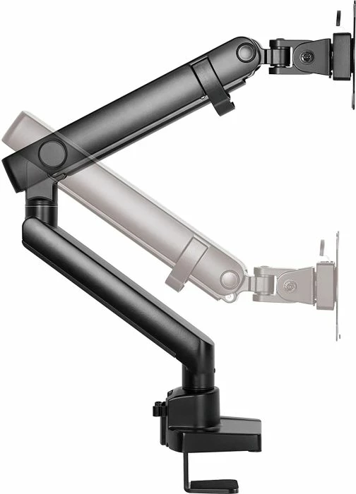 Mbajtës monitori ICYBOX IB-MS313-T për 1 ekran deri 32\" (8 kg), krah me gaz, VESA 75x75/100x100, i zi
