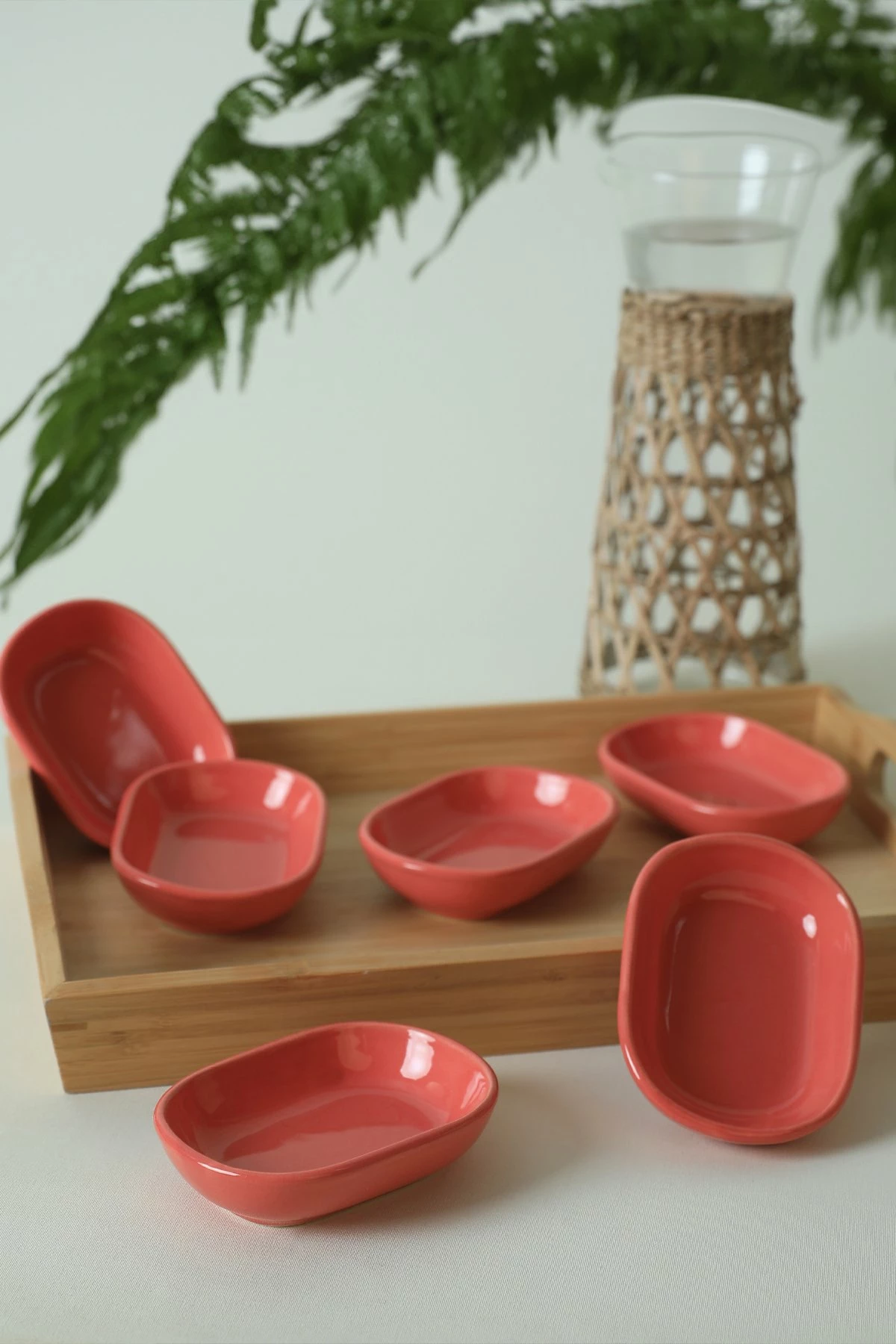 Set pjatash të vogla për meze (6 copë), Hermia Concept, rozë, X0001612700000000000000000
