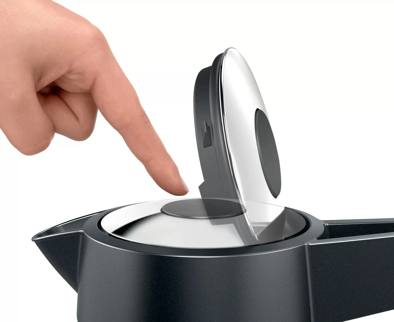 Vluese uji Bosch DesignLine, 1.7 L, 2400 W, e zezë