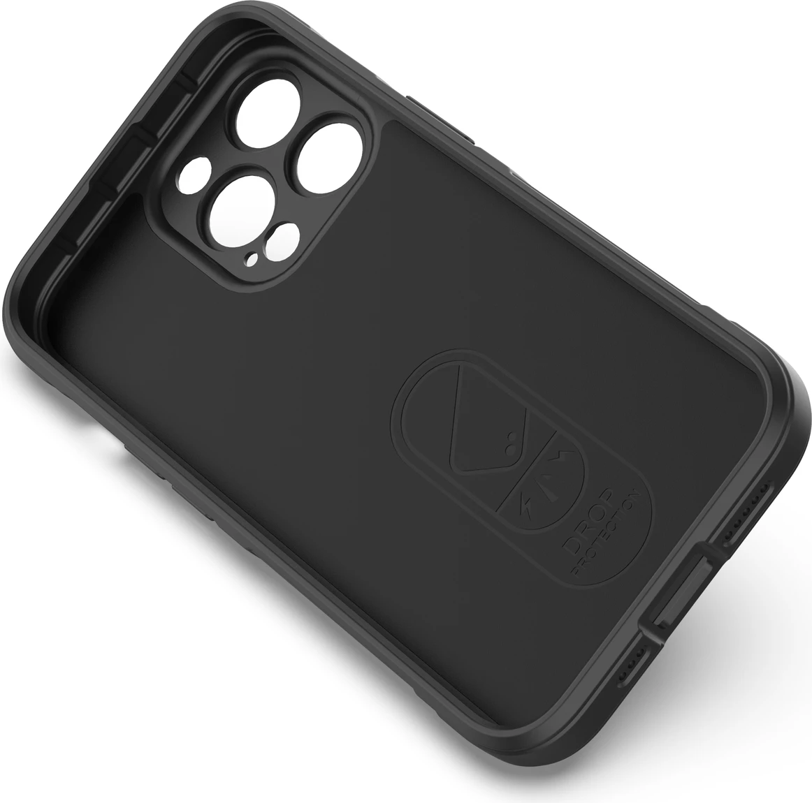 Mbështjellës Hurtel Magic Shield Case për iPhone 13 Pro, TPU, i zi