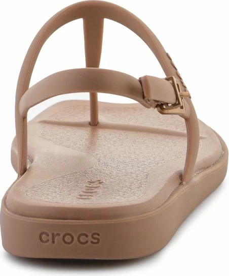 Sandale flip-flop për femra Crocs, kafe
