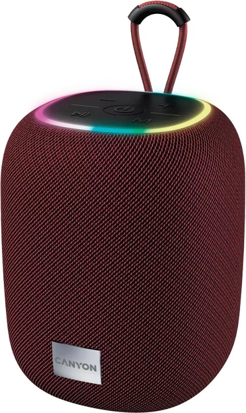 Altoparlant portativ Canyon BSP-8, 10W, Bluetooth, USB Type-C, burgundy