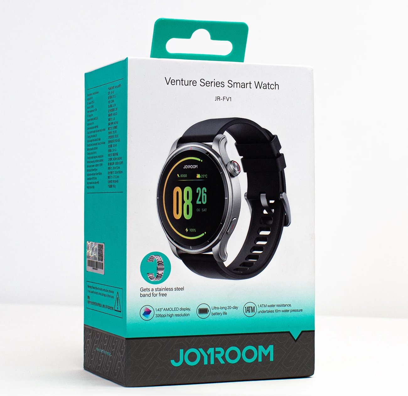 Smartwatch Joyroom JR-FV1 Venture Series, 1.43" AMOLED, 300 mAh, Bluetooth 5.3, i zi