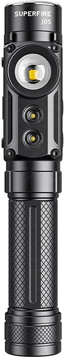 Elektrik dore Superfire J05, 380+450lm, USB-C, i zi