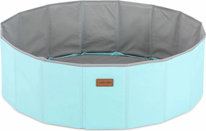 Pishinë topash palosëse me topa, ngjyrë mint, 90 copë