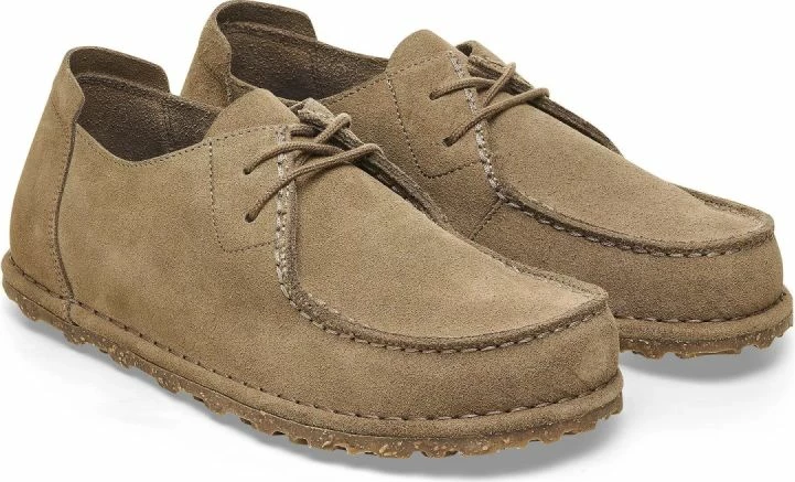 Këpucë lifestyle për meshkuj Birkenstock Utti Lace 1027274, gri taupe