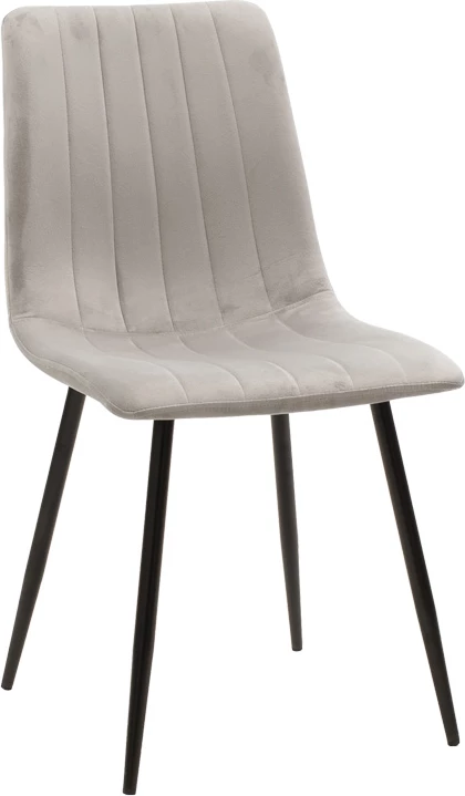 Set tavoline me dy karrige Natali-Noor, MDF i zi, këmbë natyrale, 80x80x76cm