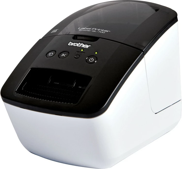 Printer etiketa Brother QL-700, direct thermal, 300x300 DPI, 150mm/sec, zi/bardhë
