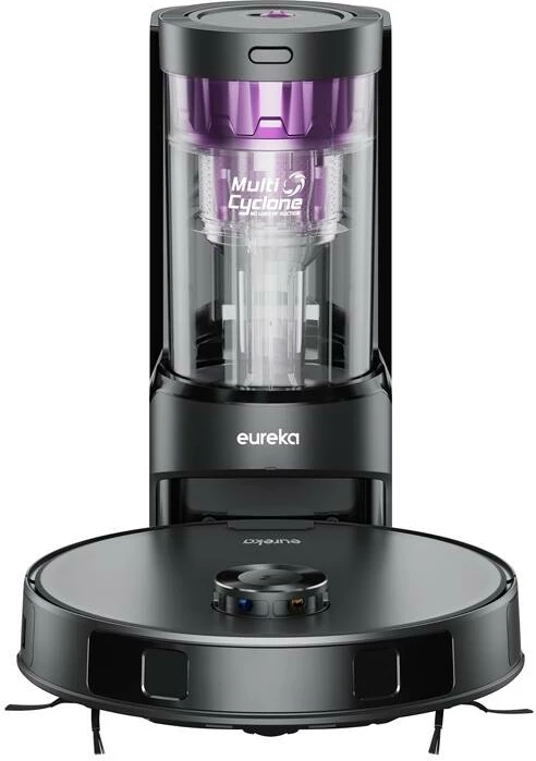 Robot pastrues Eureka E20 Plus me stacion vetëshkarkues, 2L, 5200mAh, i zi