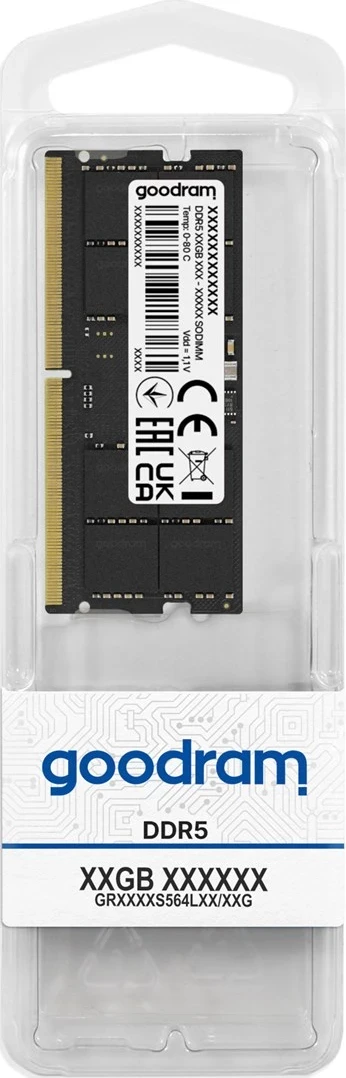 RAM Memorje Goodram GR4800S564L40S/16G, 16 GB DDR5 4800 MHz