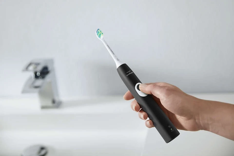 Furçë dhëmbësh sonic Philips Sonicare ProtectiveClean 4300 HX6800/63, e zezë