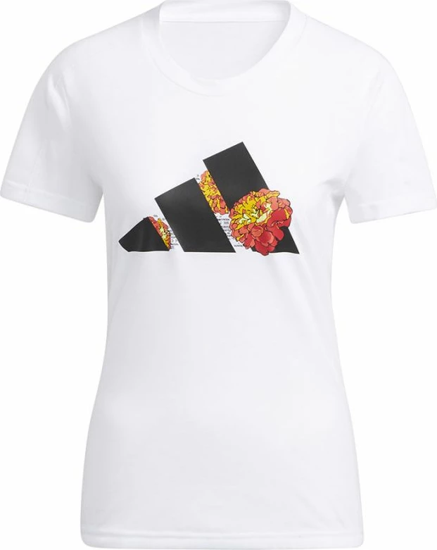Maicë adidas për femra, e bardhë