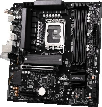 Pllakë amë ASRock B860M Pro-A WiFi, micro ATX, Socket 1851, 256 GB, e zezë