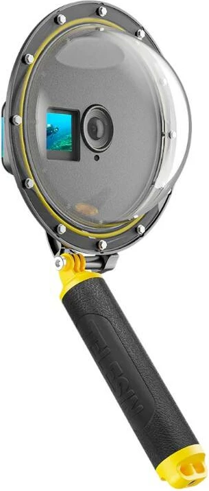 Kasë dome port Telesin OA-DMP-001 për DJI Action 3/4, efekt 50/50, deri 30m, me aksesorë