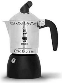 Moka pot Bialetti Orzo Express 4 filxhanë, alumini, e zezë