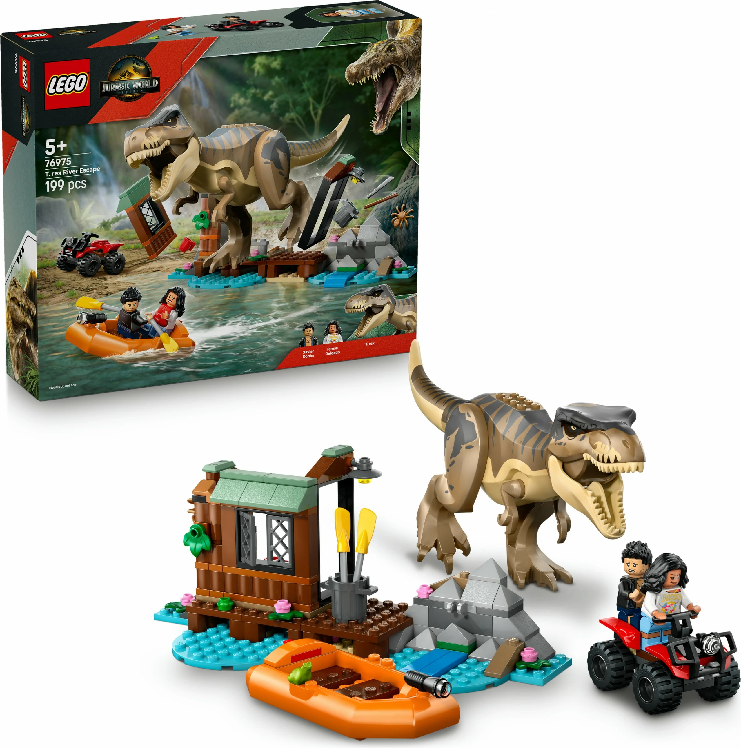 Set ndërtimi LEGO Jurassic World 76975, 199 pjesë, shumëngjyrësh