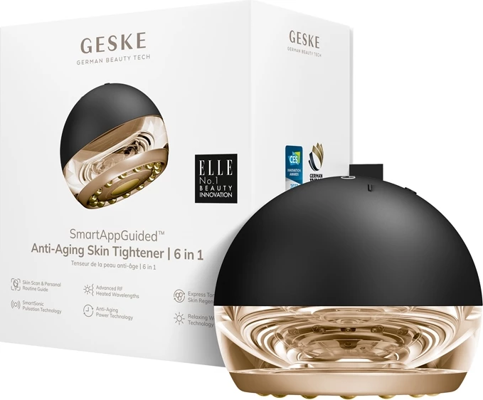 Masazhator fytyre Geske GK000065GY01, 6në1, anti-plakje, i papërshkueshëm nga uji, Gri