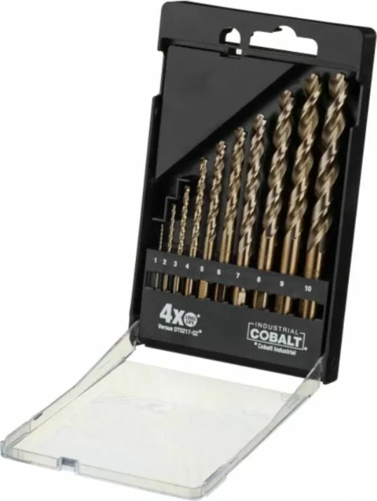 Set burgjish për metal DeWalt DT5935-QZ kobalt 1-10 mm 10 copë me kuti plastike