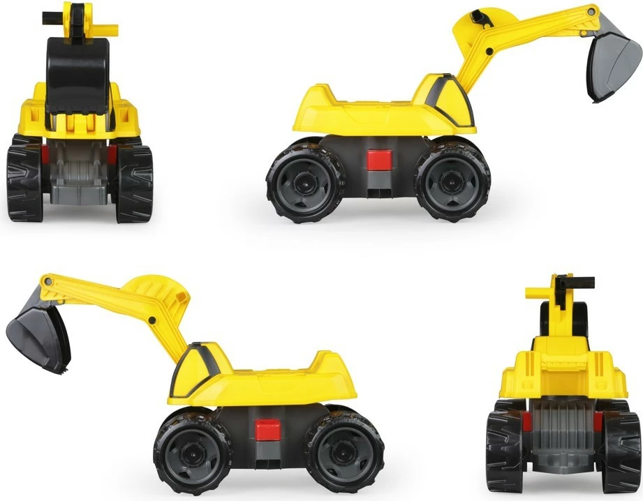 Ekskavator lodër Lena Giga Trucks 02144EC, plastikë, verdhë