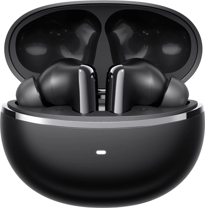 Kufje TWS QCY MeloBuds N70 HT18 ANC LDAC Bluetooth 6.0 deri 50h USB-C karikim pa tela IPX5 të zeza