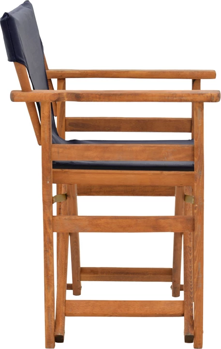 Karrige regjisori, dru ahu i fortë, ngjyrë arre - pëlhurë e zezë Nexus