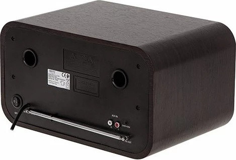 Radio retro CAMRY CR1182, DAB+/FM, CD, Bluetooth 5.0, USB/AUX, 2x15W, përfundim druri, e zezë