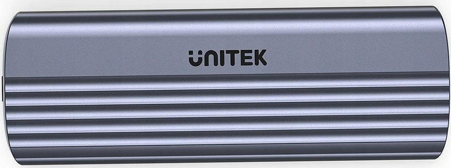 Kasë e jashtme për SSD M.2 NVMe Unitek S1241B01, USB-C 10Gbps, alumin, argjend