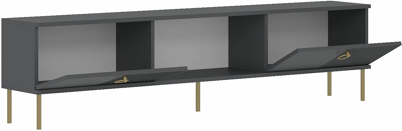 Komodë TV Skye Decor, ngjyrë antracit, 180x45x30cm