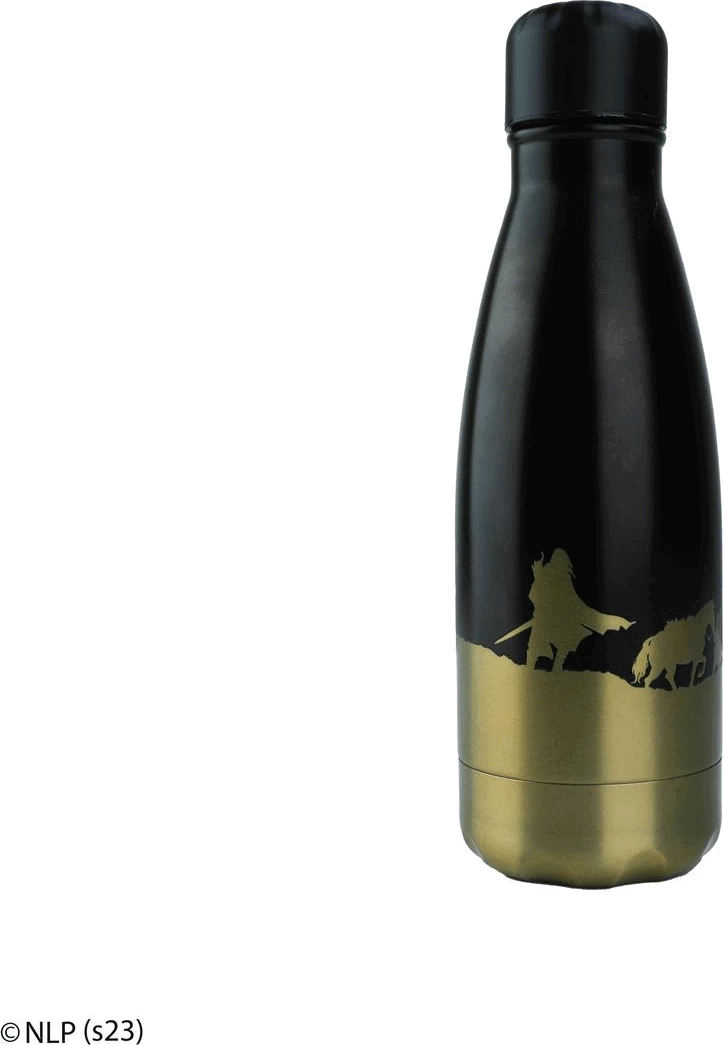 Bidon termik Cinereplicas LOTR Fellowship of the Ring 500 ml, inox, gold/zi