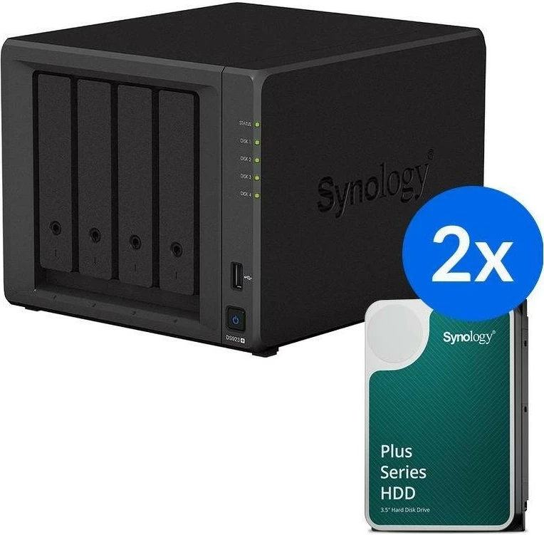 NAS Synology DS923+ 2x HAT3300-2T 2x 2TB