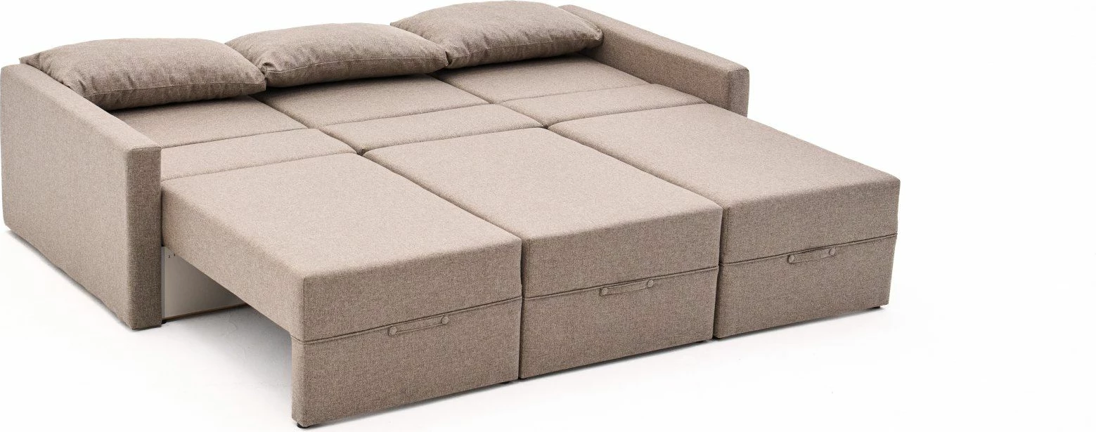 Kënd-sofë krevati Atelier del Sofa, Saros, kafe