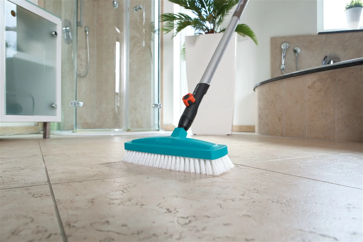 Furçë pastrimi Gardena cs-Schrubber, blu e bardhë