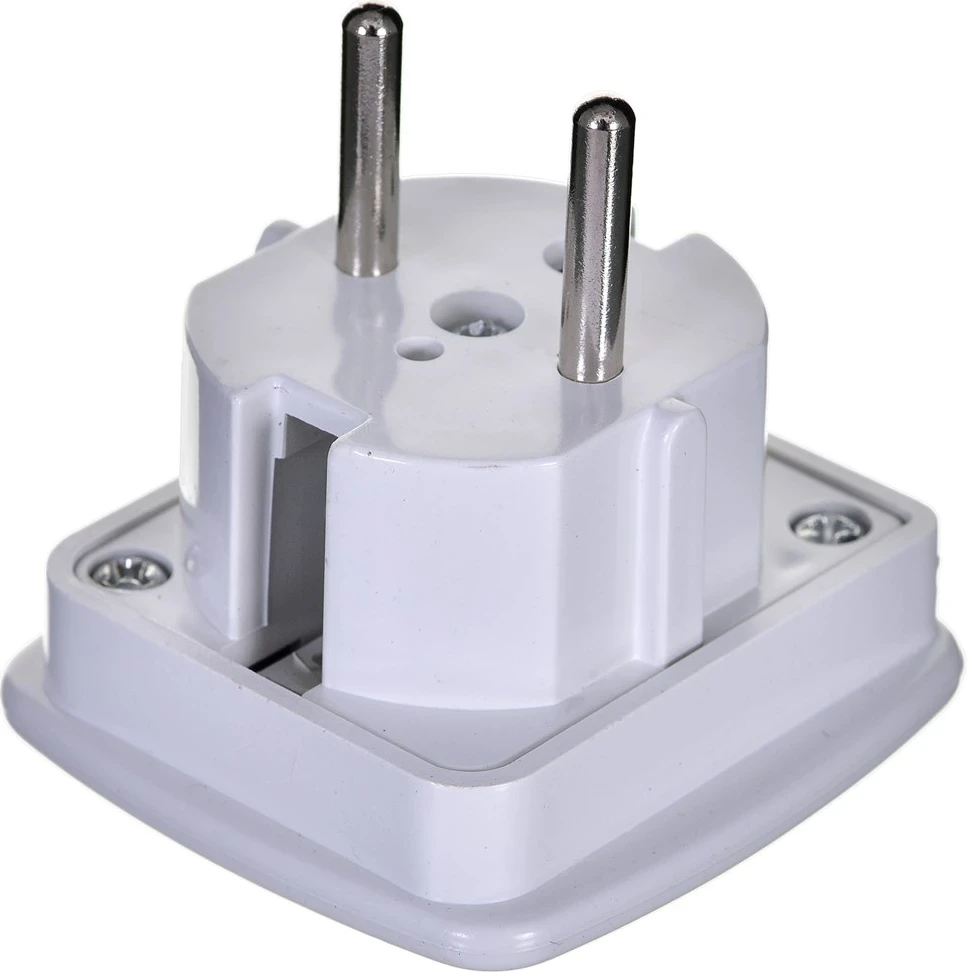 Përshtatës prize Gembird A-AC, 7.5A, type-G/F, 45mm (UK), e bardhë