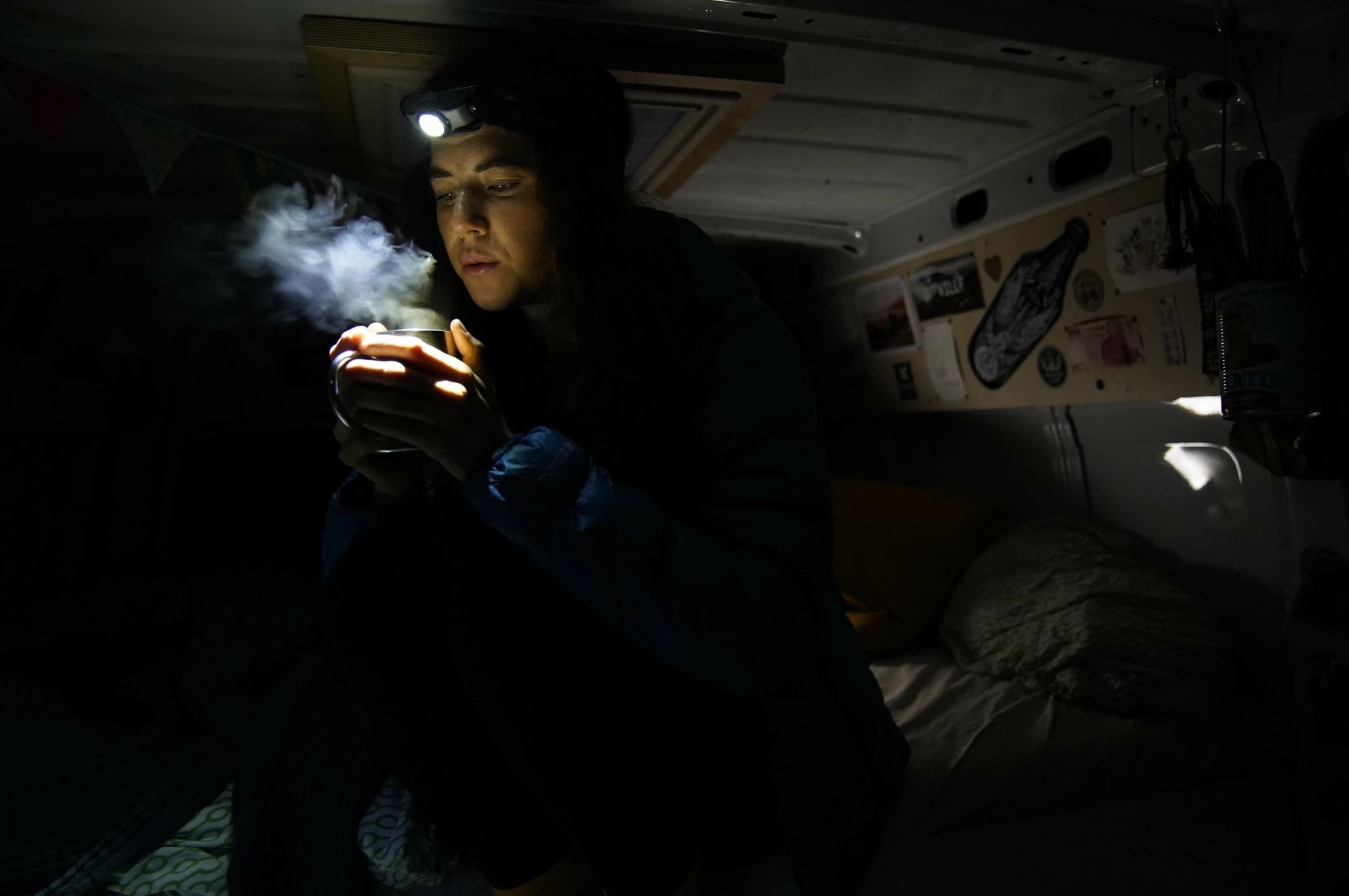 Dritë koke Ledlenser MH3, Polymethyl methacrylate, 200 lm, Gjelbër, Bardhë