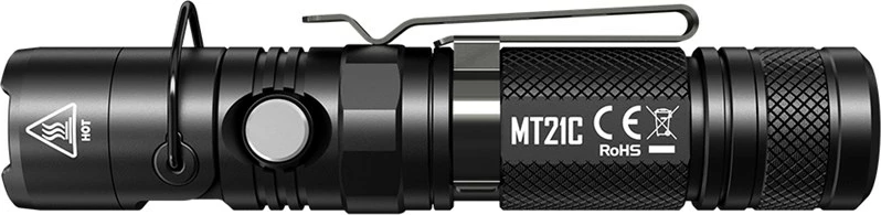 Dritë portative Nitecore MT21C, LED, e zezë