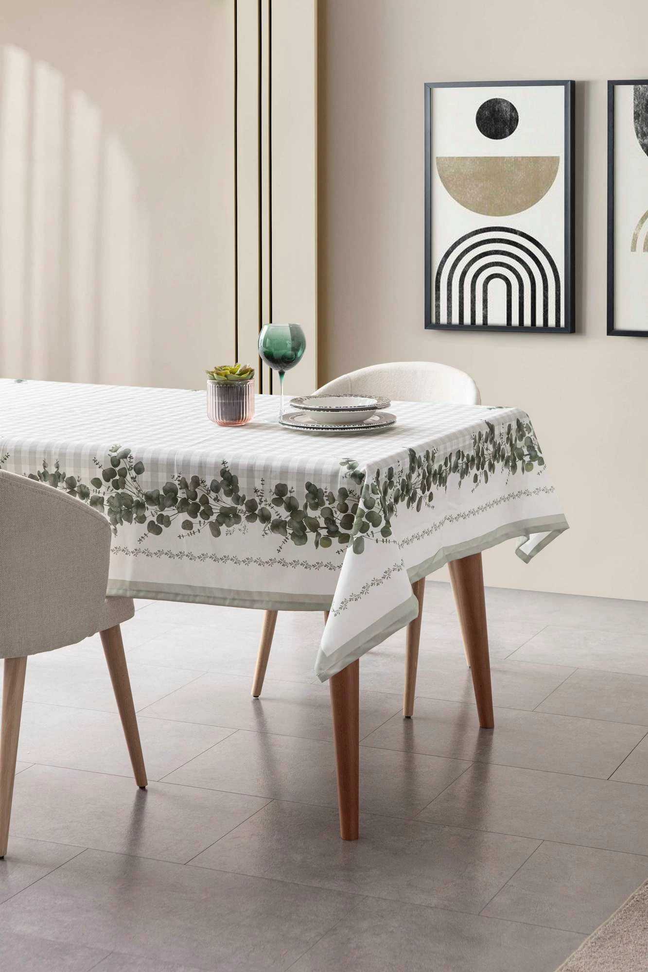 Mbulesë tavoline Hermia, eukalipt, 230