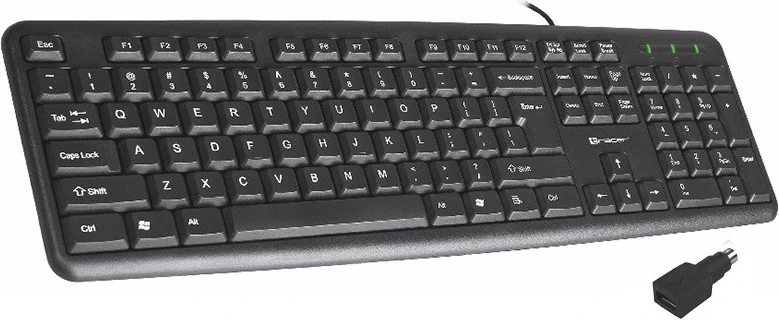 Tastierë Tracer Maverick, i zi + përshtatës