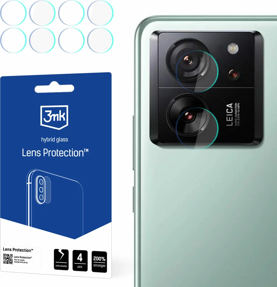 Xham mbrojtës kamerës 3mk Protection Lens Protection për Xiaomi 13T / 13T Pro, set